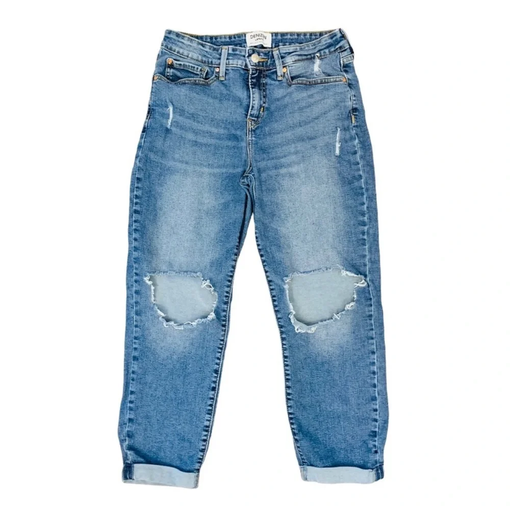 Denizen by Levi’s Distressed Boyfriend Denim Jeans Women’s Size 14